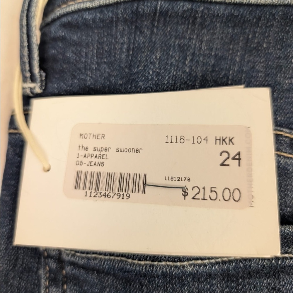 NWT MOTHER The Super Swooner High Rise Skinny Jeans - Picture 3 of 6
